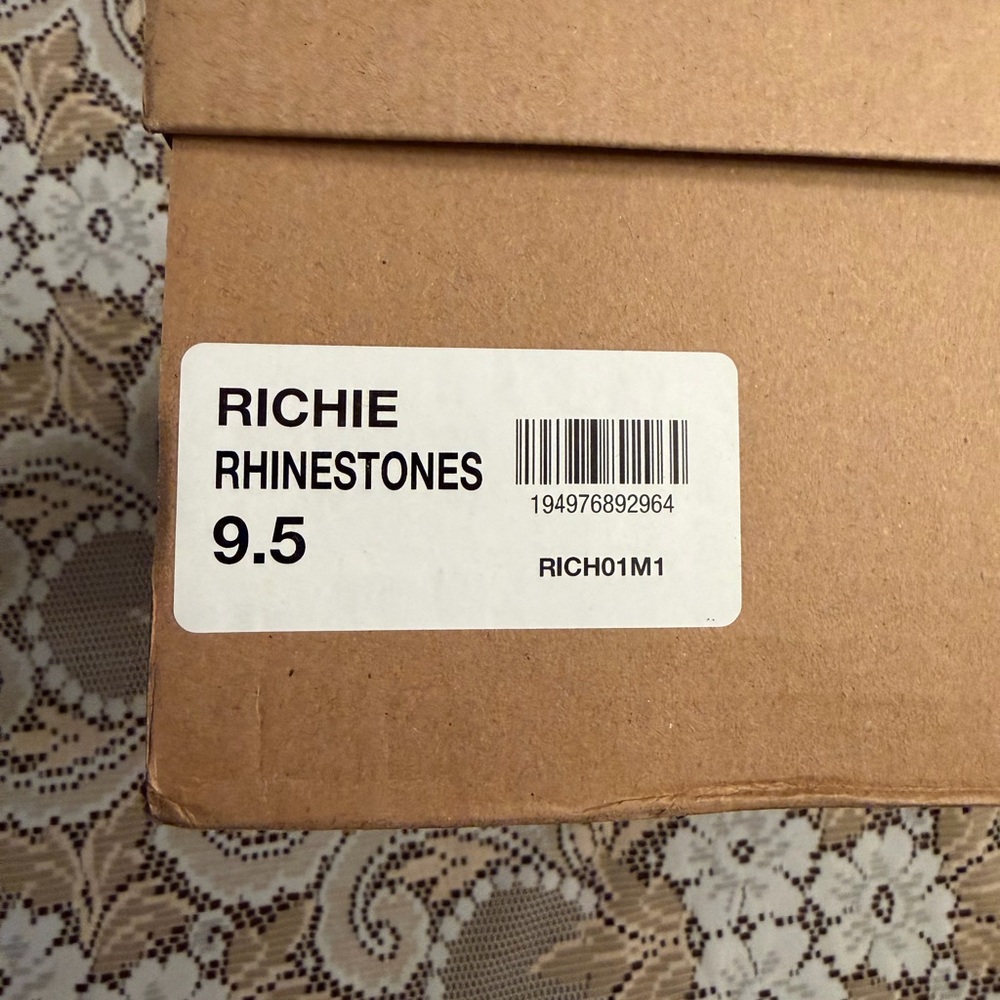 Steve Madden Black Rhinestone Ankle Booties - Picture 10 of 10